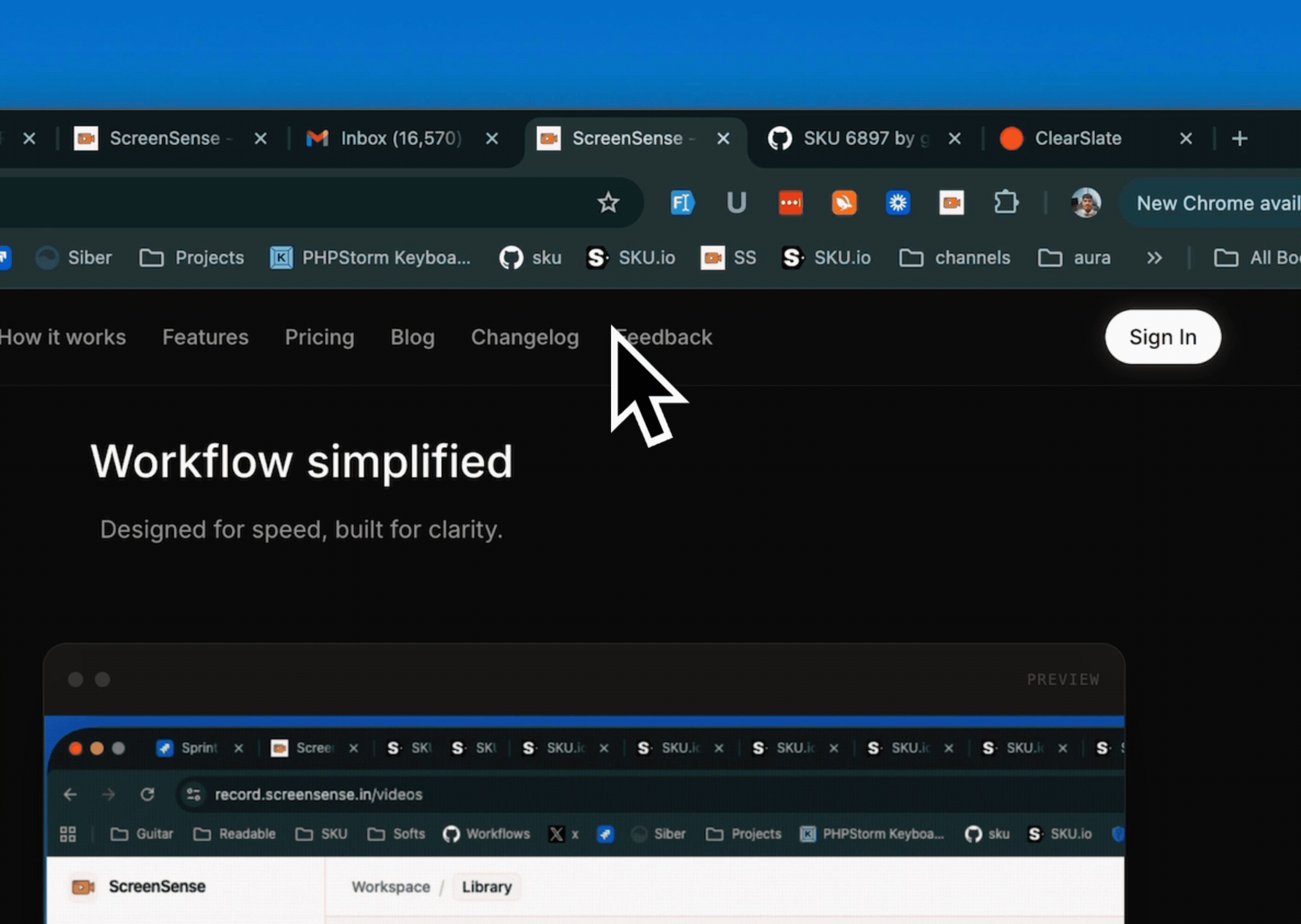 How to record your screen with ScreenSense